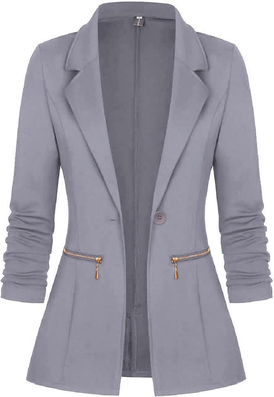 Ellis – Slim Fit Open-Front Blazer for Women