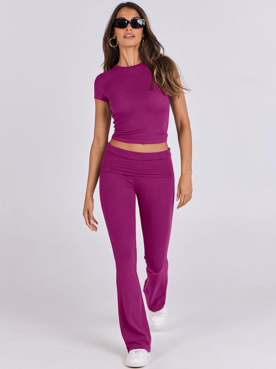 Herlene – Two-Piece Flared Lounge Set for Women