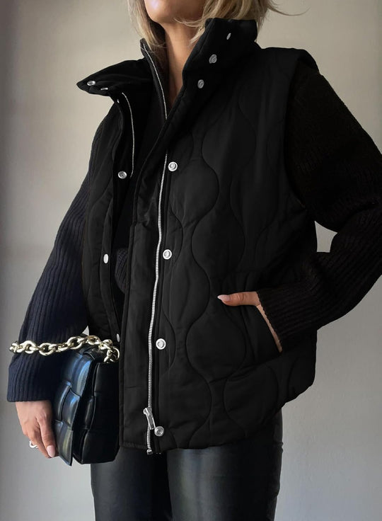 Aileen – Quilted Puffer Vest for Women
