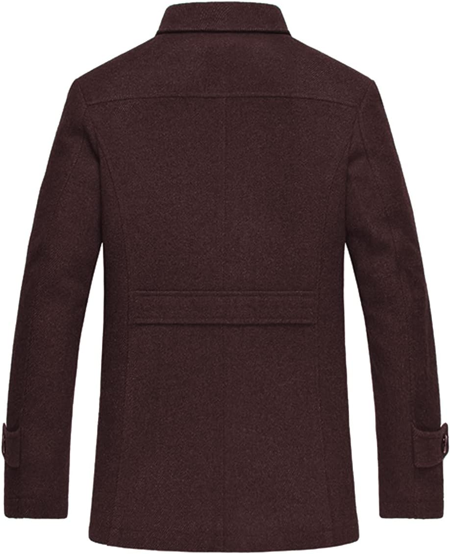Donny – Wool-Blend Classic Overcoat for Men