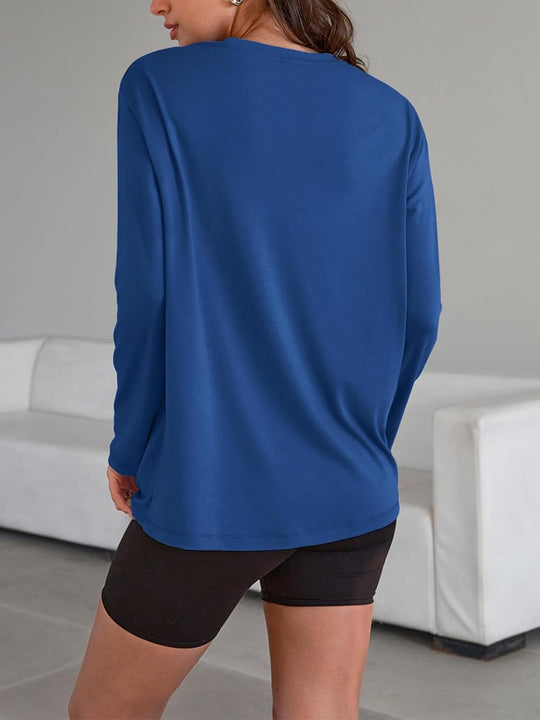 Maddy – Oversized Long-Sleeve Casual Top for Women