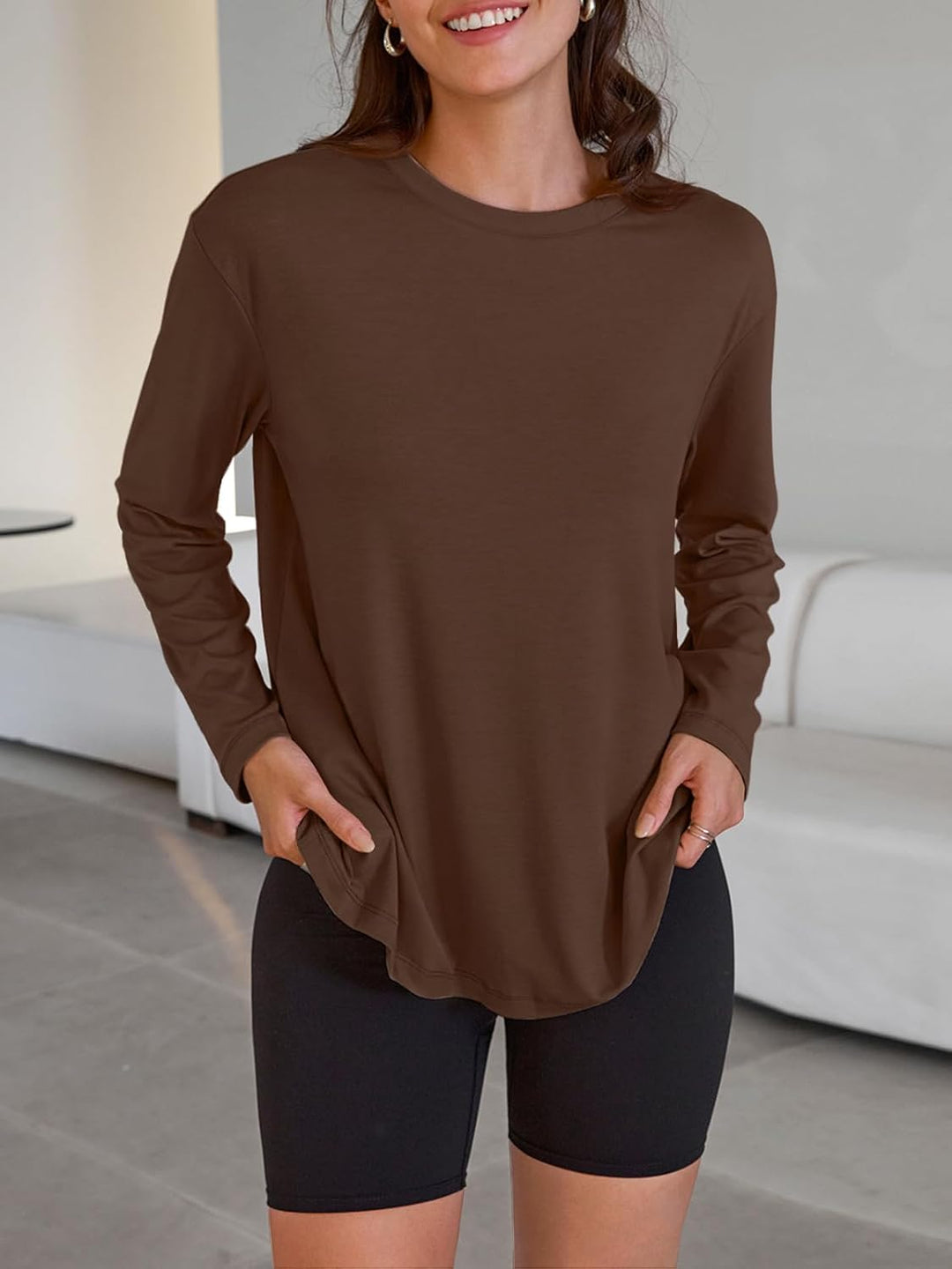 Maddy – Oversized Long-Sleeve Casual Top for Women