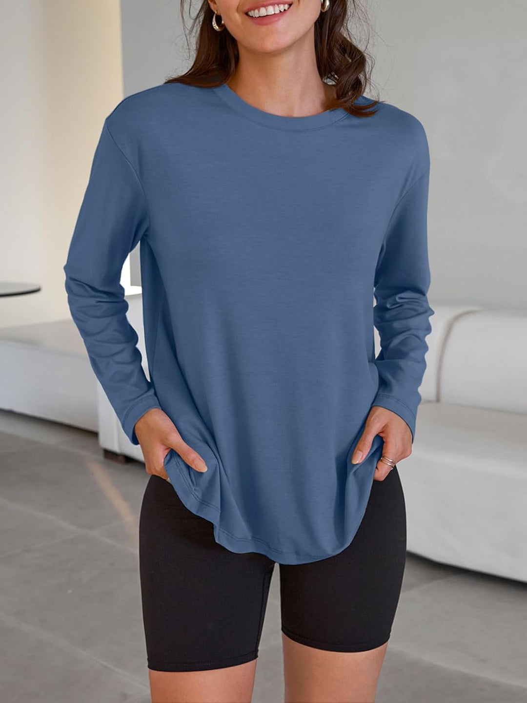Maddy – Oversized Long-Sleeve Casual Top for Women