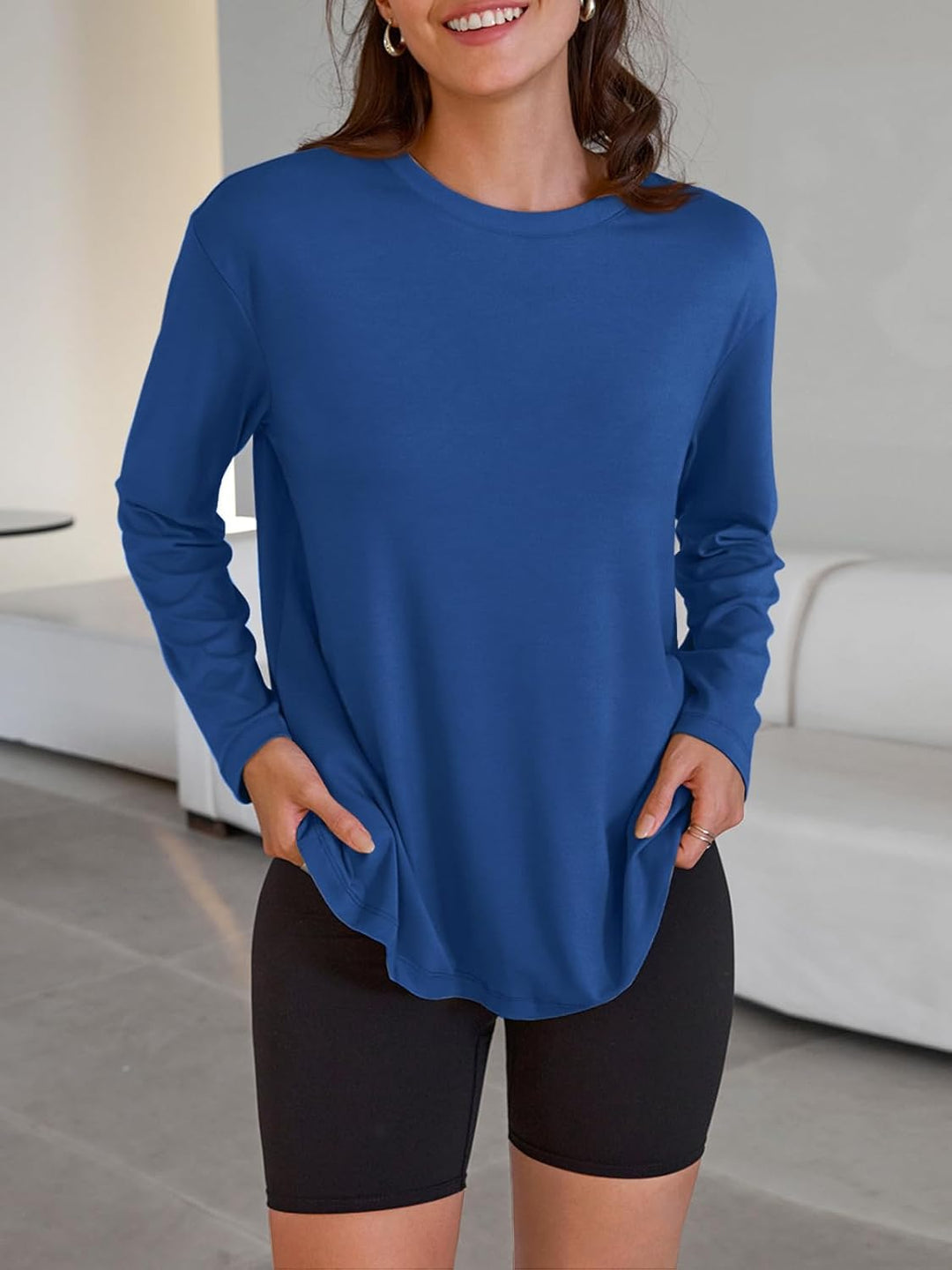 Maddy – Oversized Long-Sleeve Casual Top for Women