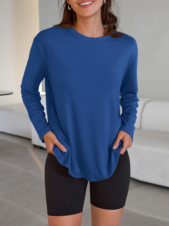 Maddy – Oversized Long-Sleeve Casual Top for Women