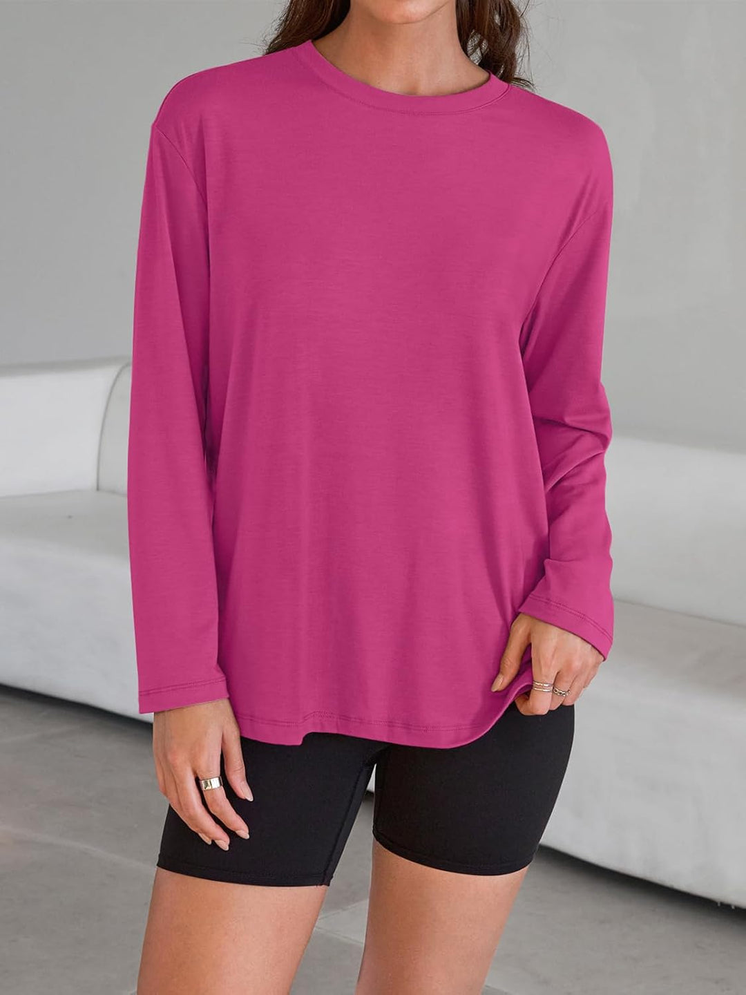 Maddy – Oversized Long-Sleeve Casual Top for Women