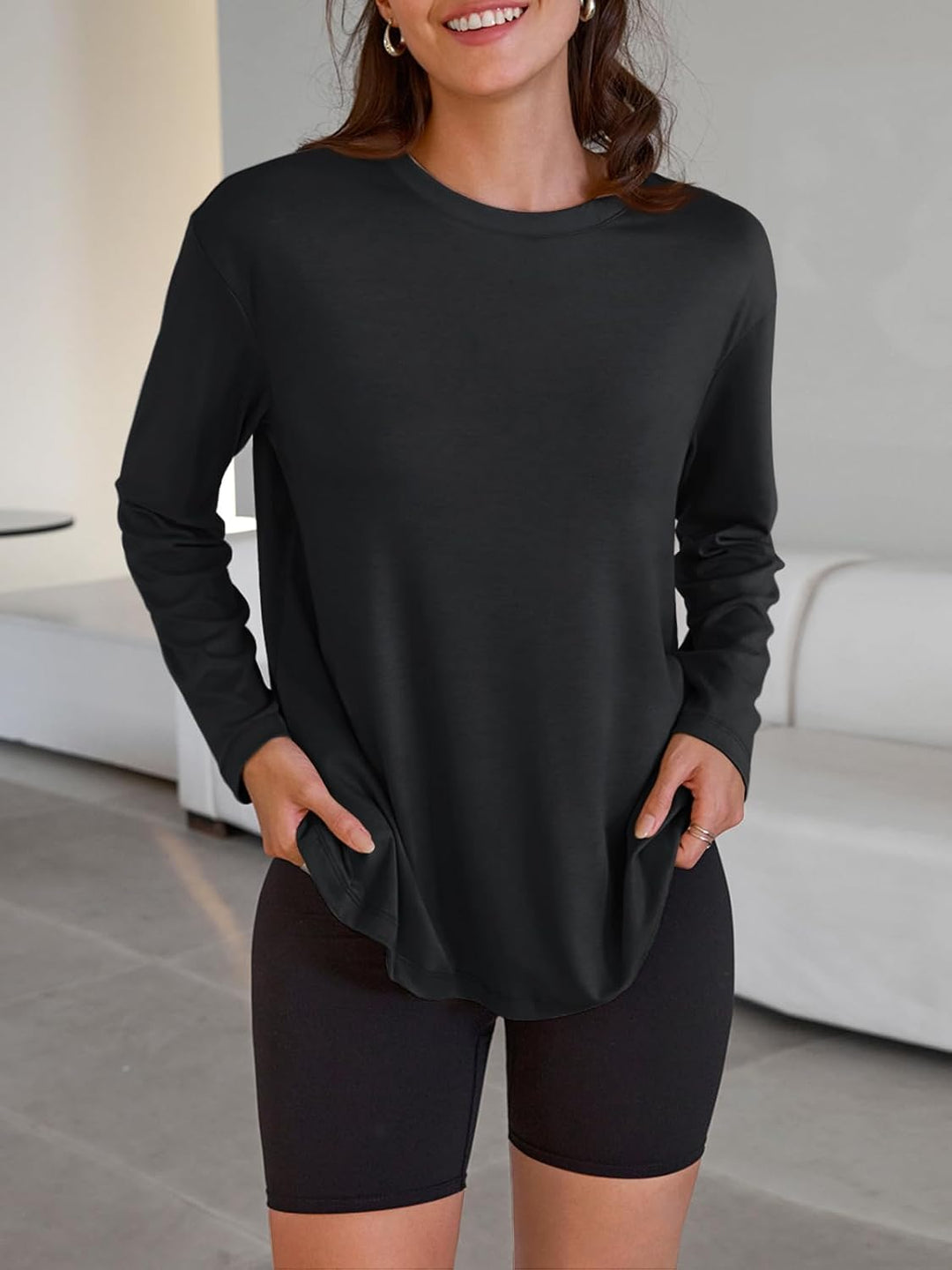 Maddy – Oversized Long-Sleeve Casual Top for Women