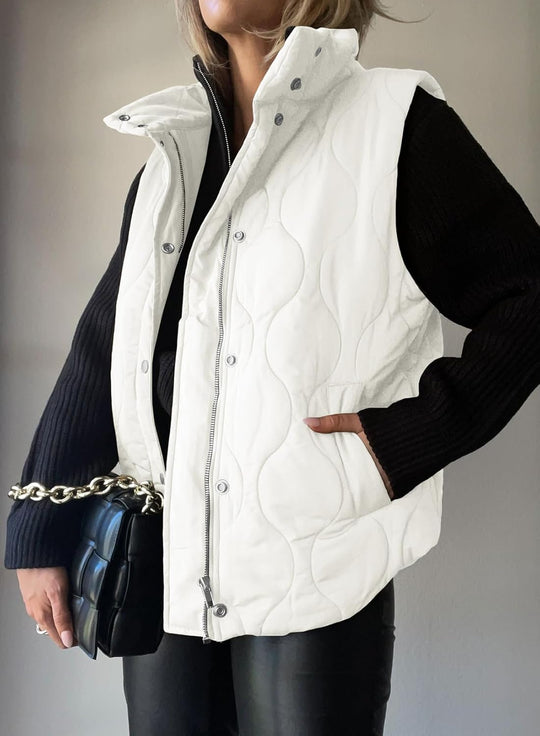 Aileen – Quilted Puffer Vest for Women