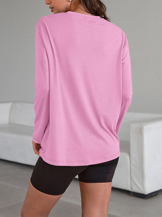 Maddy – Oversized Long-Sleeve Casual Top for Women