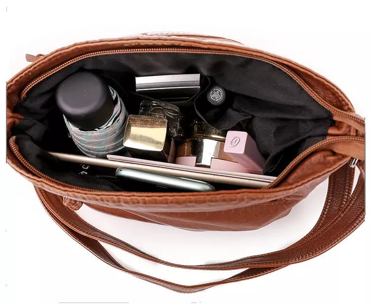 Andrea – Luxury Everyday Shoulder Bag in Premium Leather