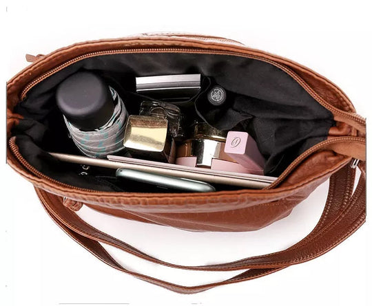 Andrea – Luxury Everyday Shoulder Bag in Premium Leather