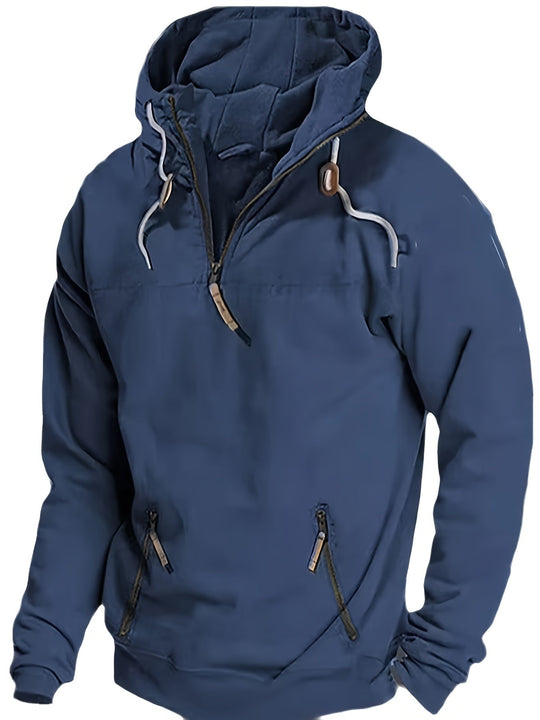 Julio – Casual Zipper-Pocket Hoodie for Men