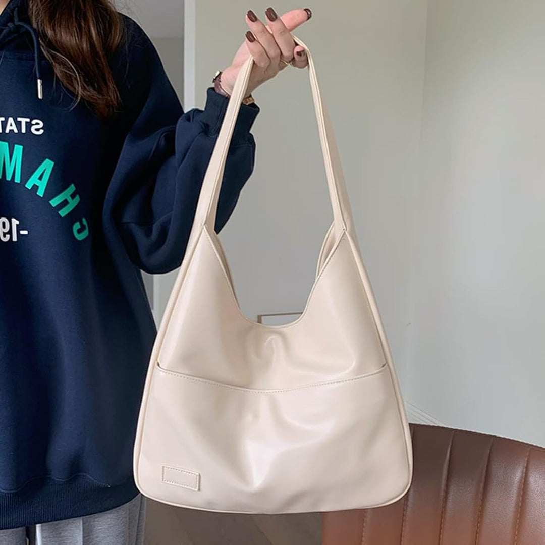 Drew – Minimalist Soft Leather Shoulder Bag for Women