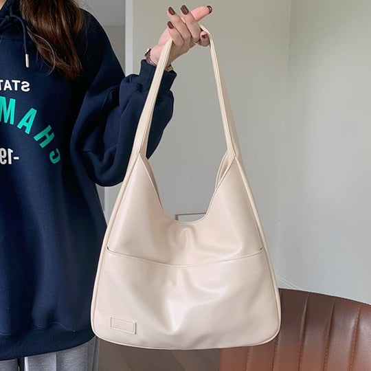 Drew – Minimalist Soft Leather Shoulder Bag for Women