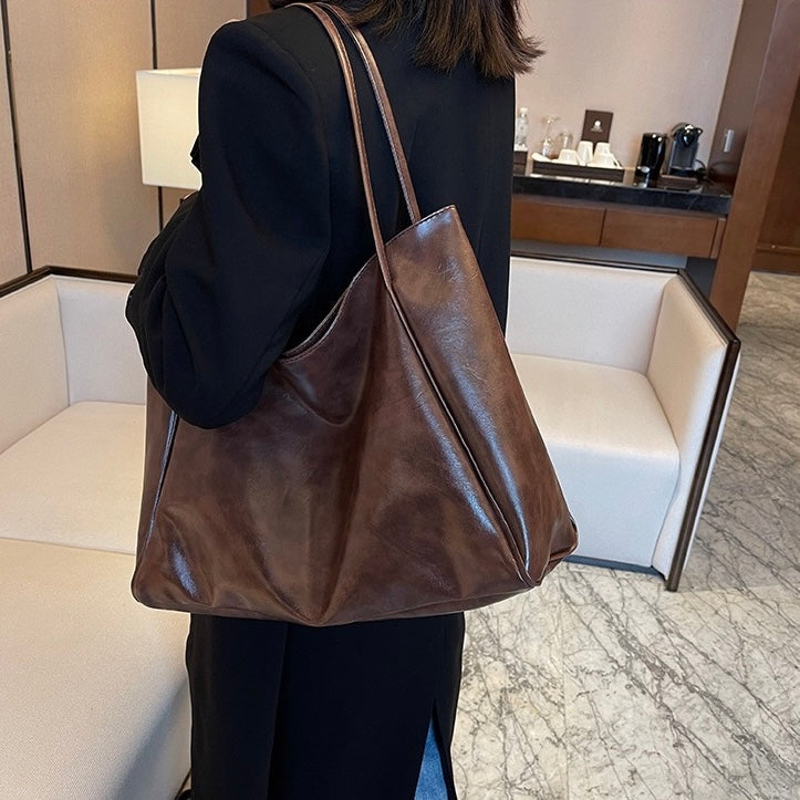 Fairuza – Oversized Leather Tote Bag for Women