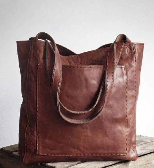 Beth – Classic Leather Tote Bag for Women