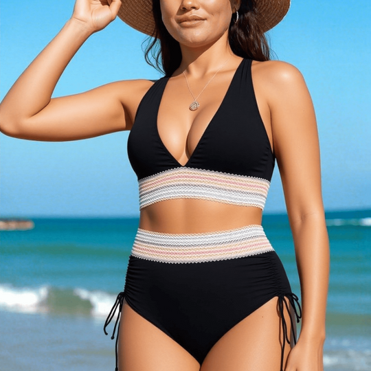 Pihla – Mesh-Panel Bikini Set