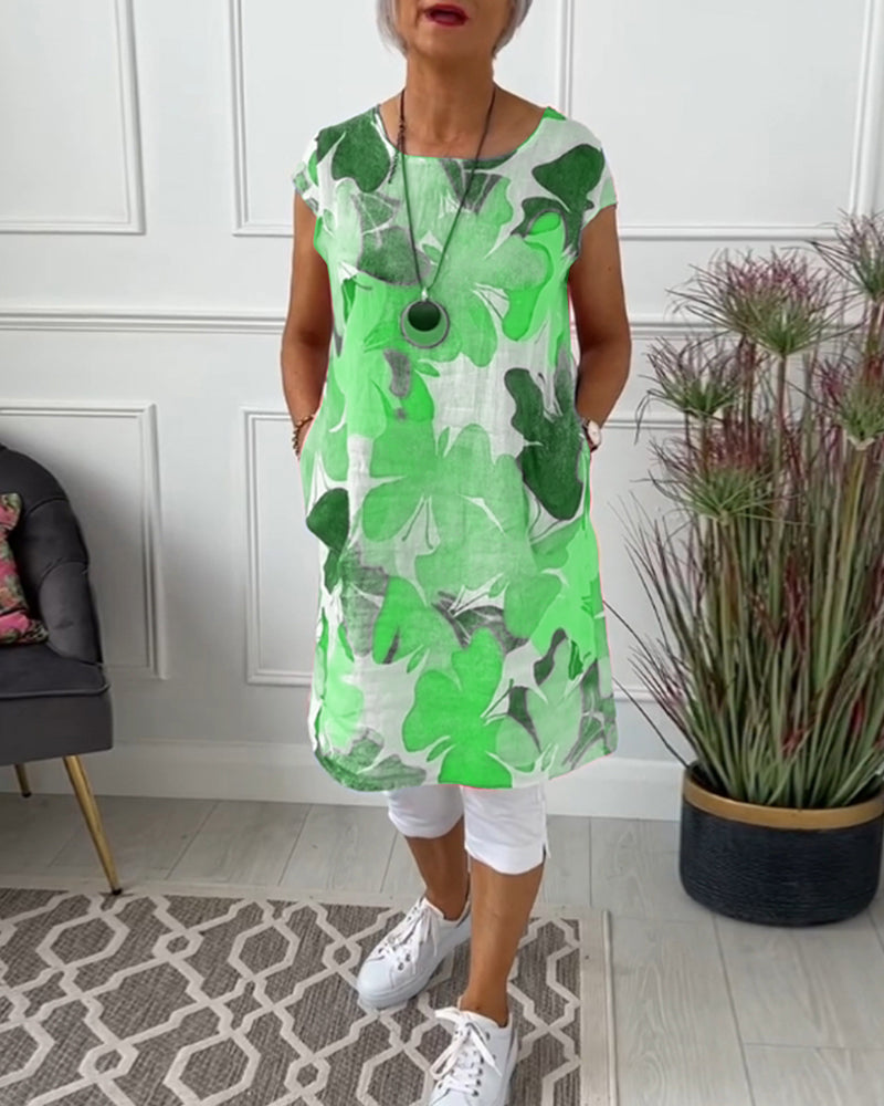 Norella – BreezePrint Cap Sleeve Tunic