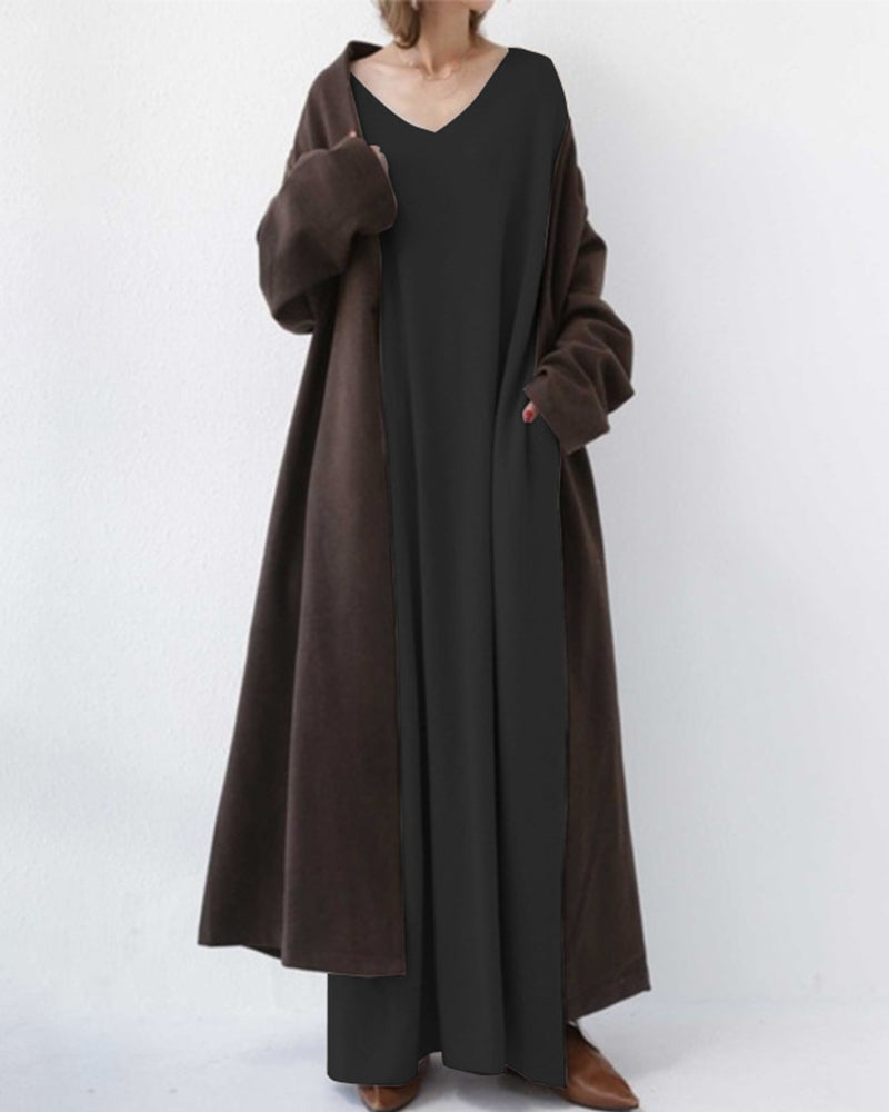 Ronda – Relaxed Oversized Maxi Dress for Women