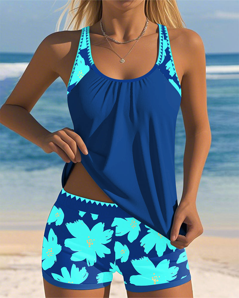 Zilpah – Floral Tankini for Women