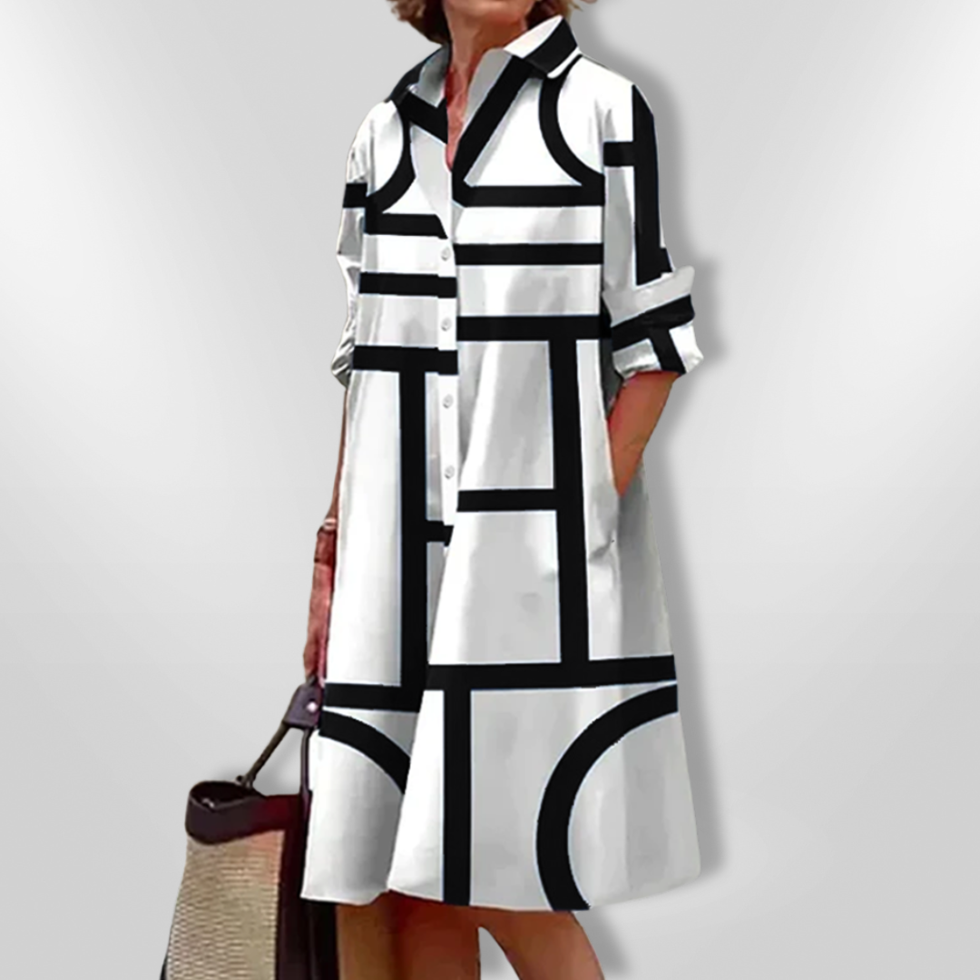 Celestine | Refined Tie-Waist Midi Dress