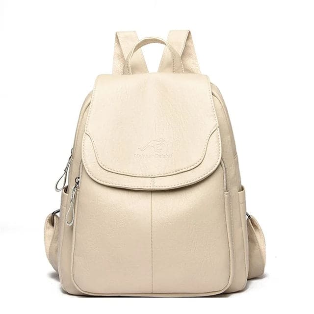Cyia – Classic Leather Backpack for Women