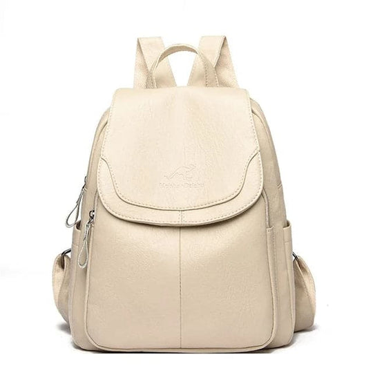 Cyia – Classic Leather Backpack for Women