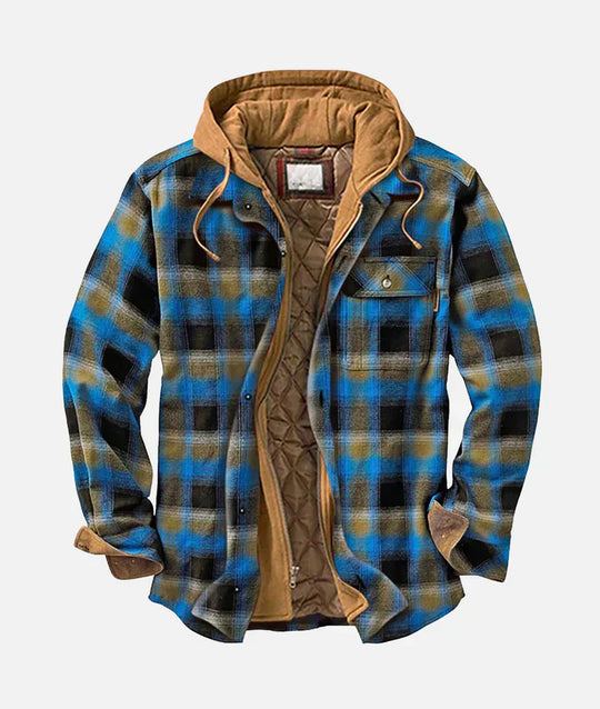 Colton – Warm Lined Plaid Jacket for Men