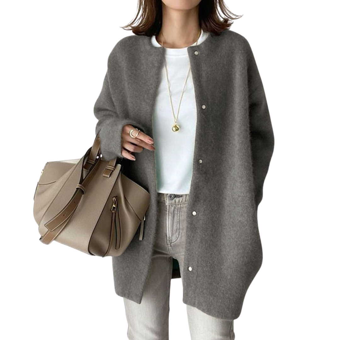 Liane – Cozy Knit Button-Up Cardigan for Women
