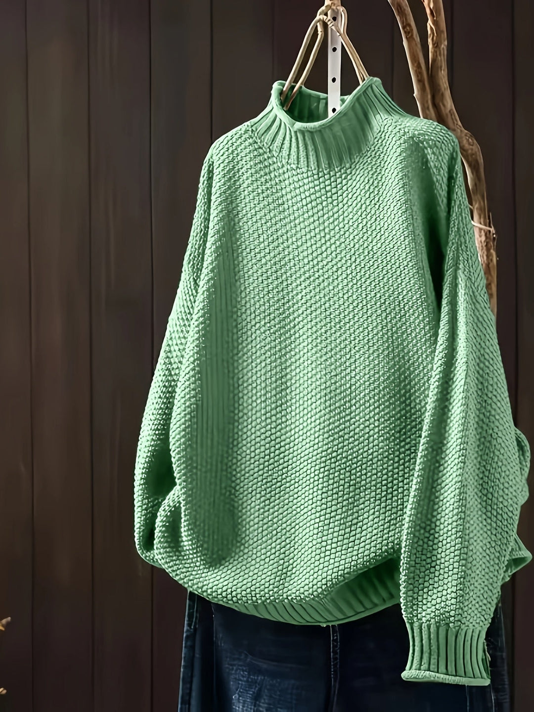 Magdalene – Chunky Knit Turtleneck Sweater for Women