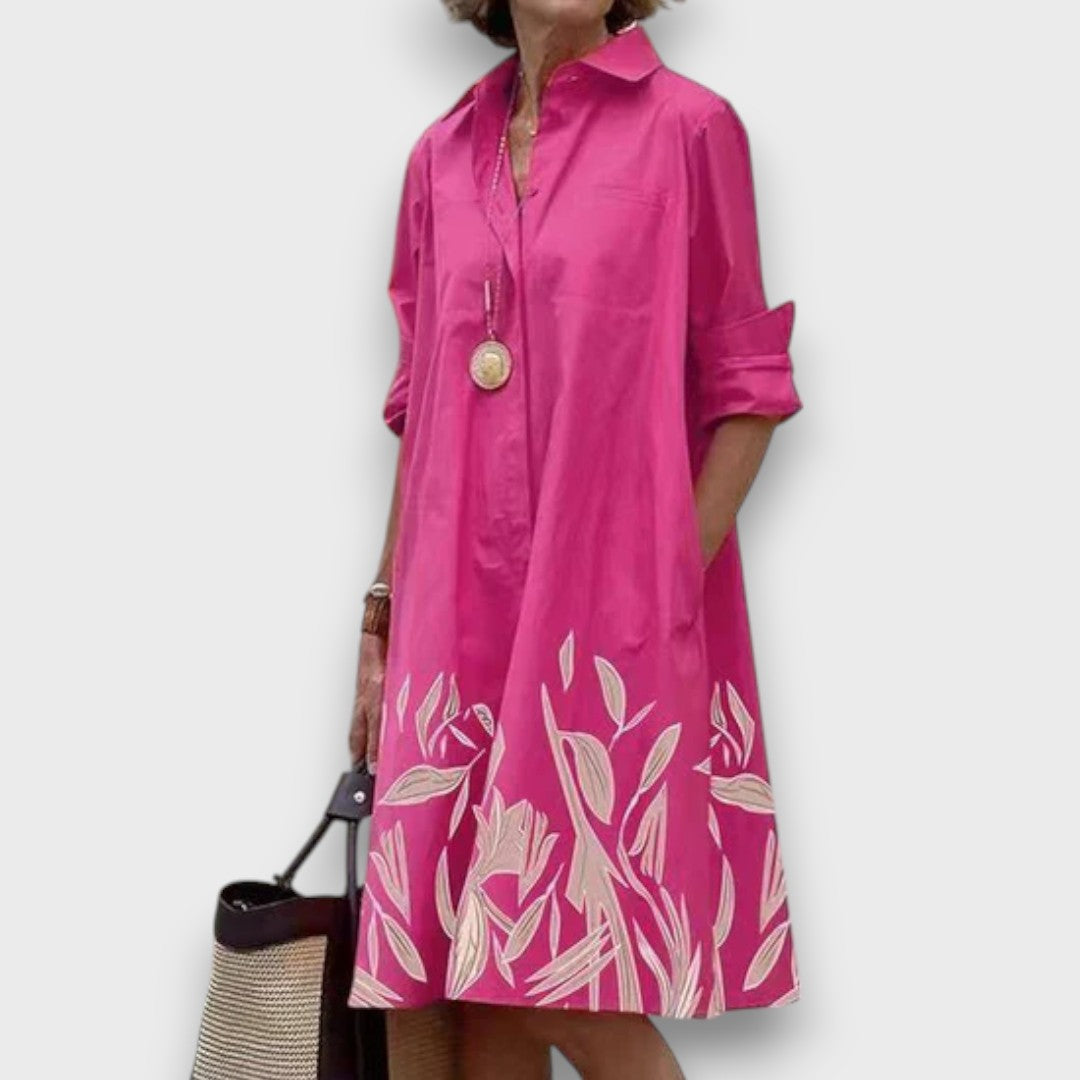 Maelinne – Timeless Shirt Dress with Collar