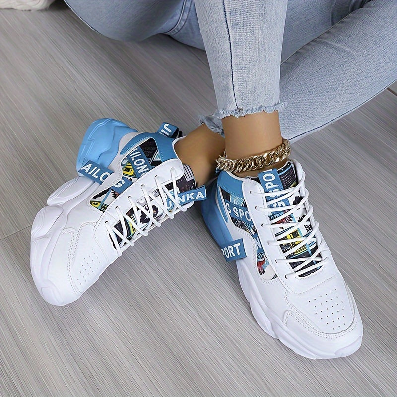 Novalie - StridePop High-Top Sneakers