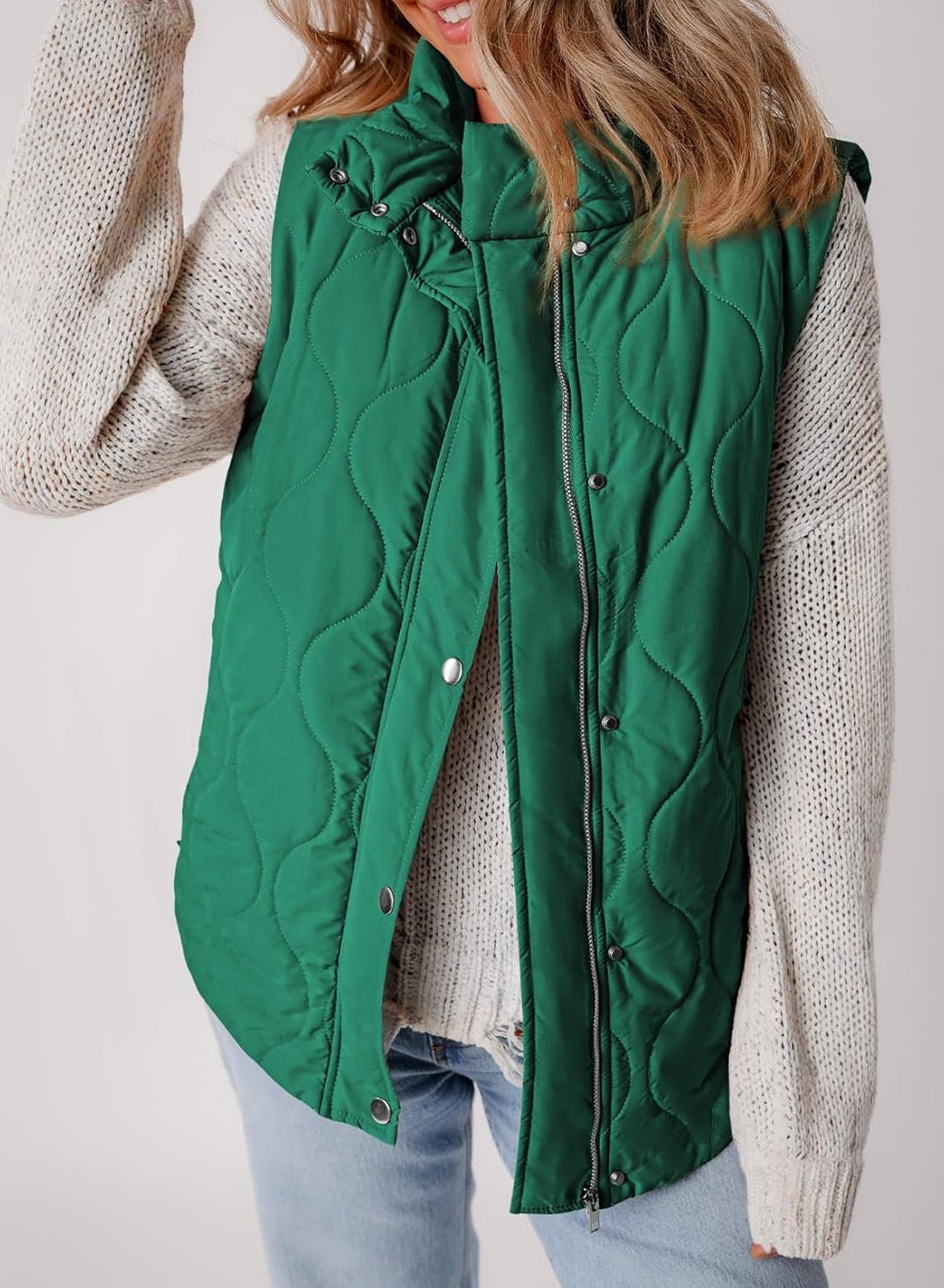 Aileen – Quilted Puffer Vest for Women
