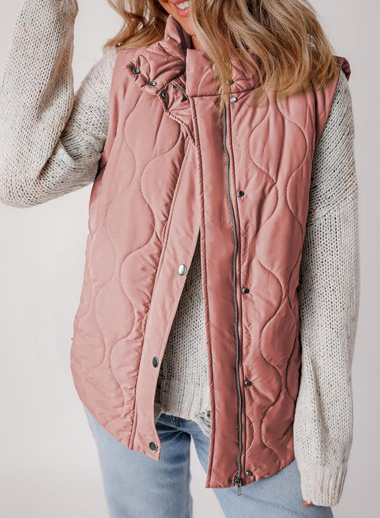 Aileen – Quilted Puffer Vest for Women