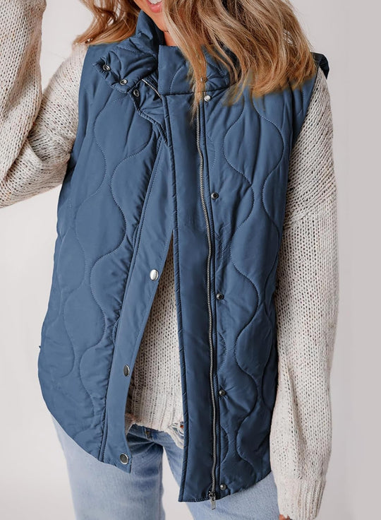 Aileen – Quilted Puffer Vest for Women