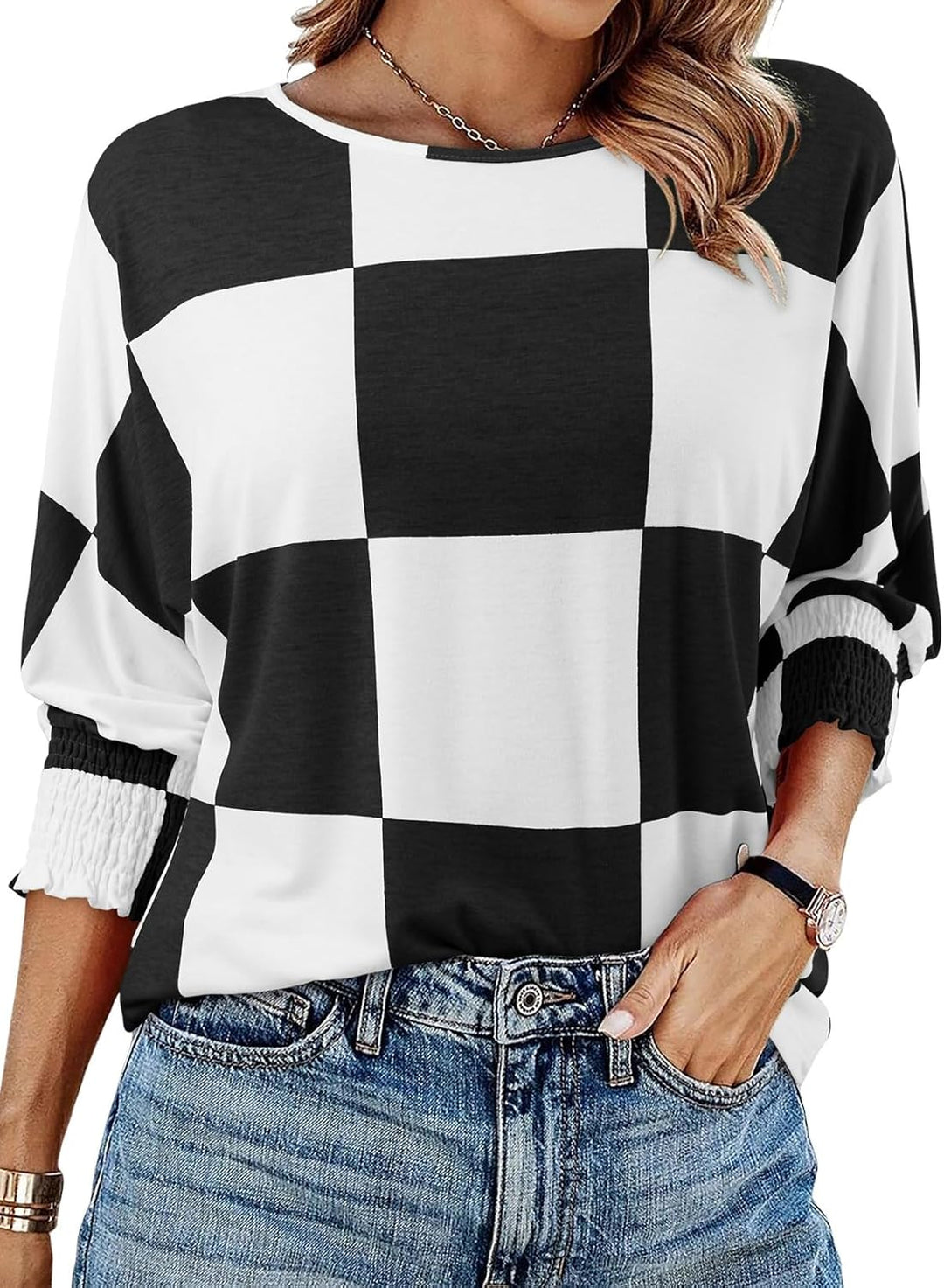 Graciela – Stylish 3/4 Sleeve Casual Top for Women