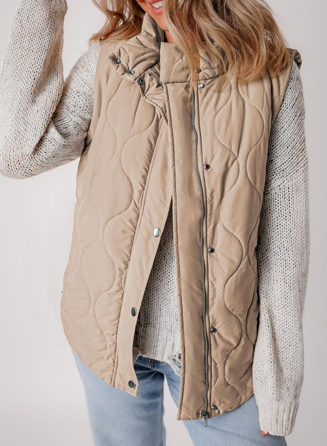 Aileen – Quilted Puffer Vest for Women