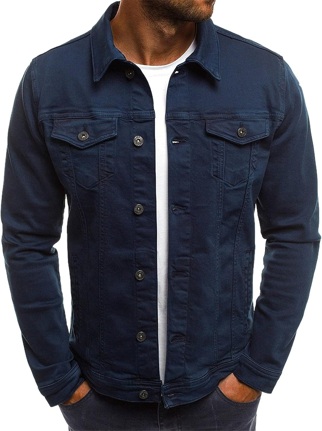 Lionel – Classic Cotton Denim-Style Jacket for Men