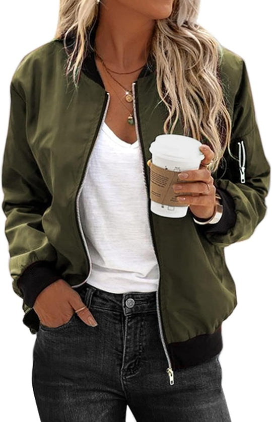 Kenzie – Classic Bomber Jacket for Women