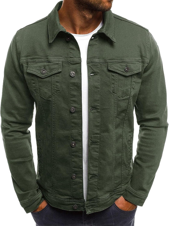 Lionel – Classic Cotton Denim-Style Jacket for Men