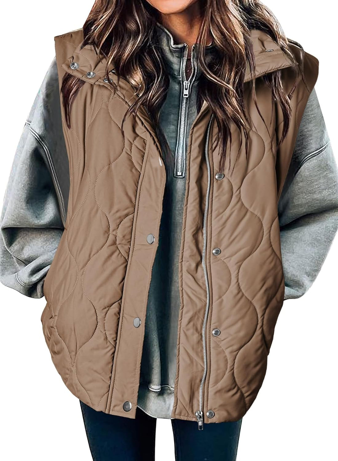 Aileen – Quilted Puffer Vest for Women