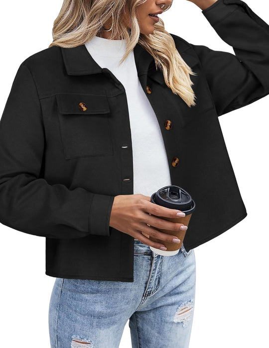 Danica – Plaid Button-Up Shacket for Women