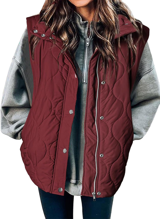 Aileen – Quilted Puffer Vest for Women