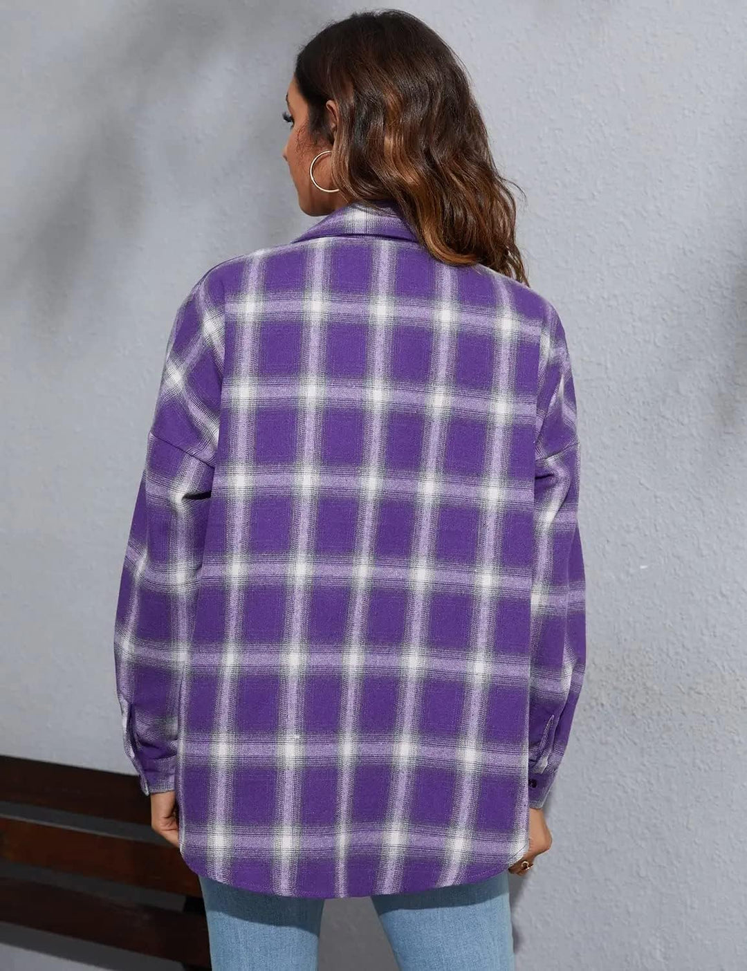 Taryn – Casual Plaid Button-Up Shirt for Women
