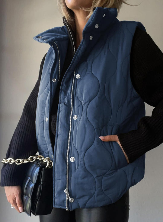 Aileen – Quilted Puffer Vest for Women