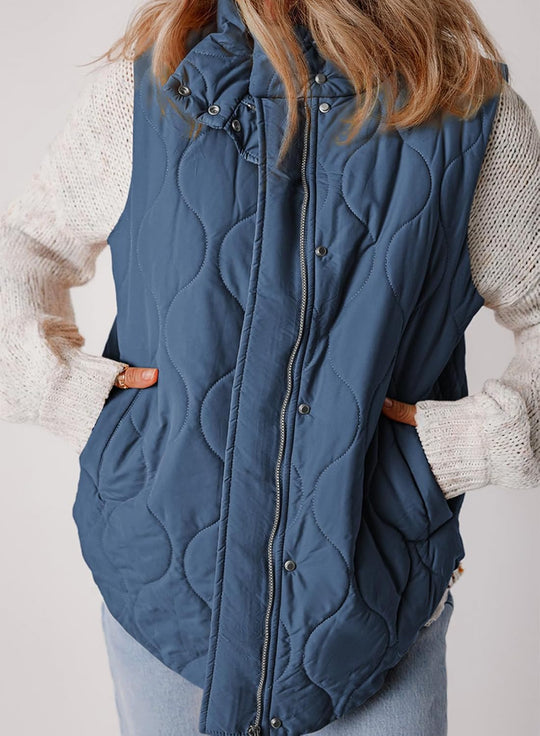 Aileen – Quilted Puffer Vest for Women