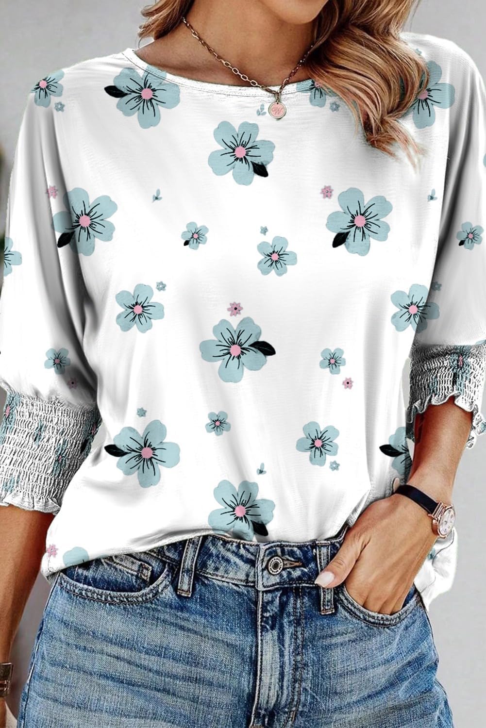 Graciela – Stylish 3/4 Sleeve Casual Top for Women