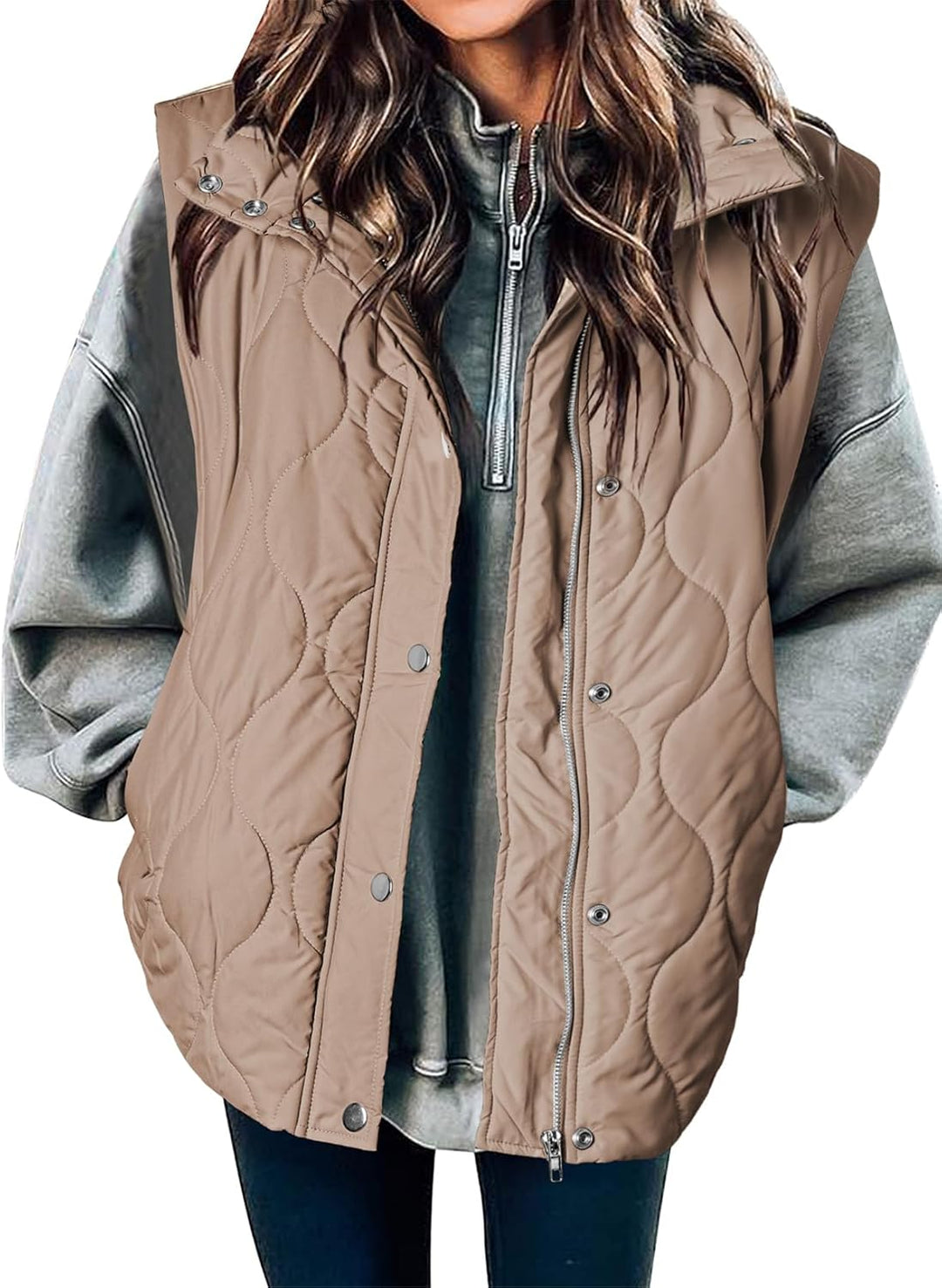 Aileen – Quilted Puffer Vest for Women