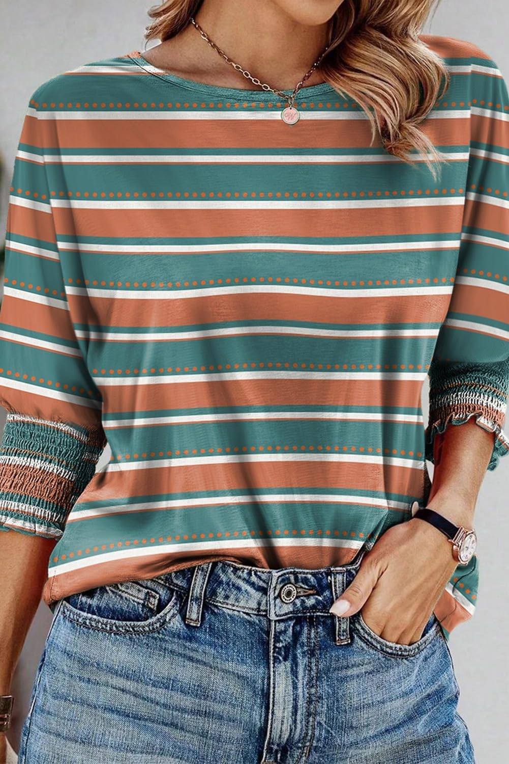 Graciela – Stylish 3/4 Sleeve Casual Top for Women