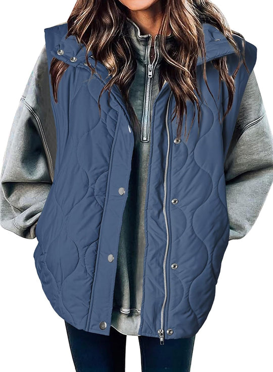 Aileen – Quilted Puffer Vest for Women